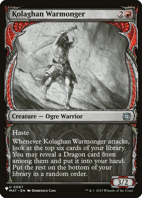 Kolaghan Warmonger MAT-67