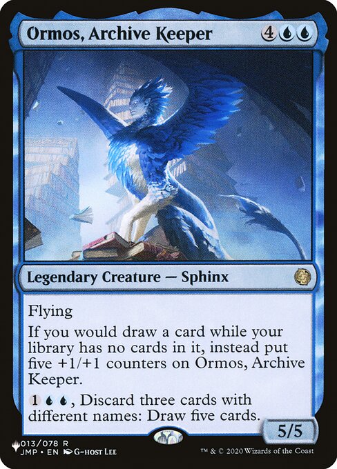 Ormos, Archive Keeper JMP-13