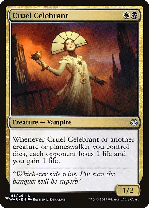 Cruel Celebrant WAR-188