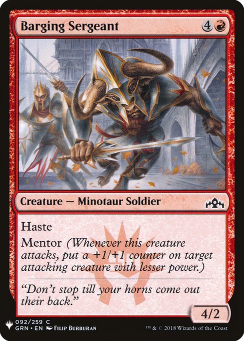 Barging Sergeant GRN-92