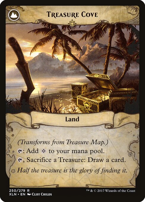 Treasure Map // Treasure Cove XLN-250, back face