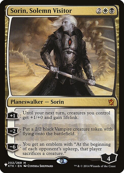 Sorin, Solemn Visitor KTK-202