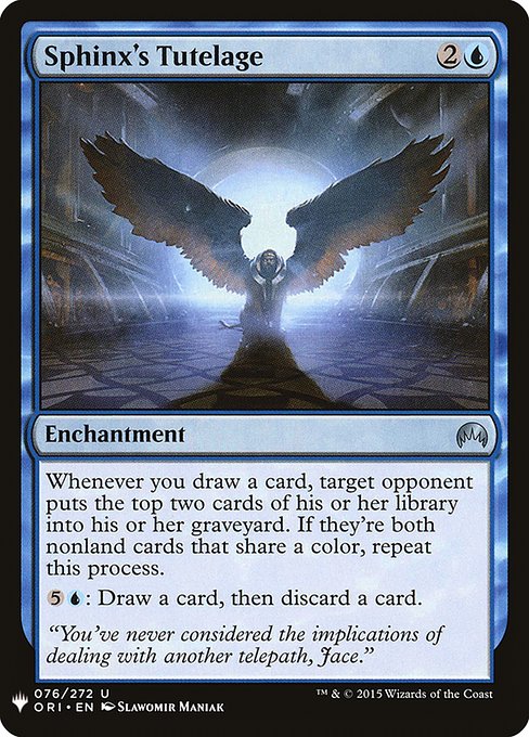 Sphinx's Tutelage ORI-76