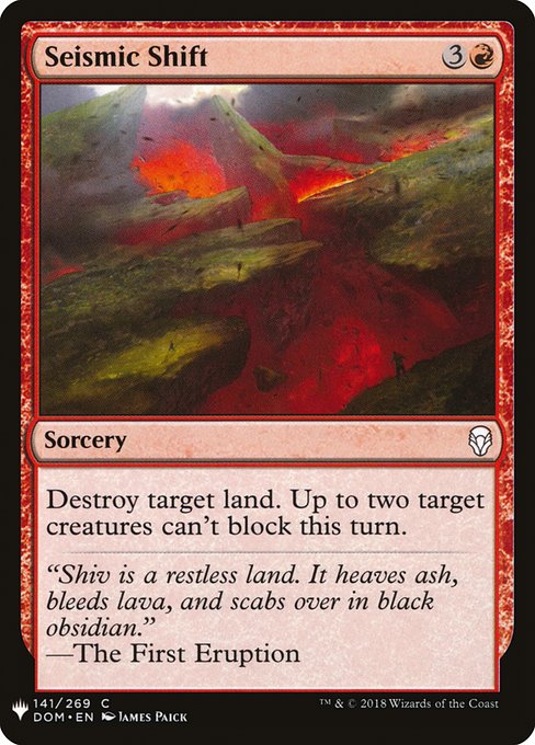 Seismic Shift DOM-141