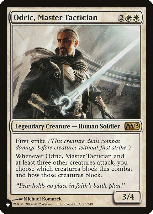 Odric, Master Tactician M13-23