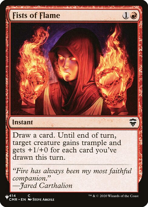 Fists of Flame CMR-414