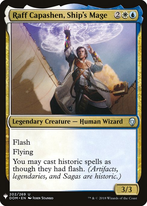Raff Capashen, Ship's Mage DOM-202