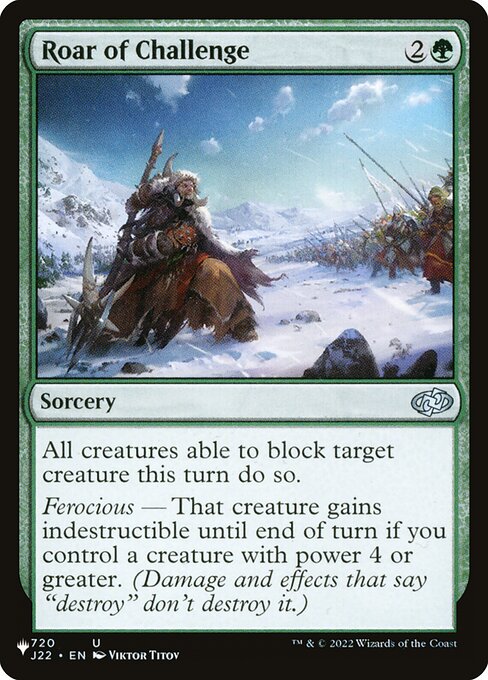 Roar of Challenge J22-720