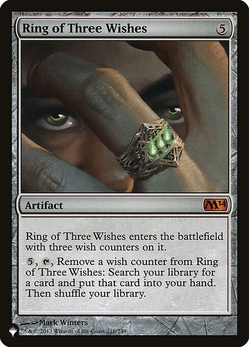 Ring of Three Wishes M14-216