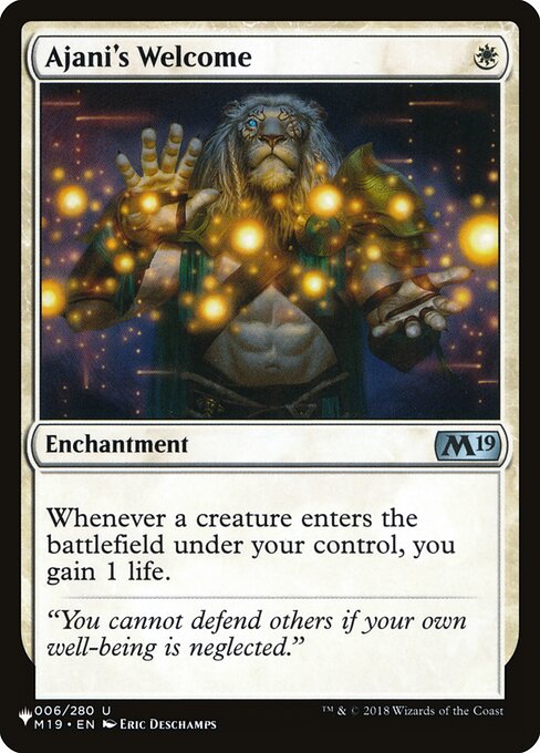 Ajani's Welcome M19-6