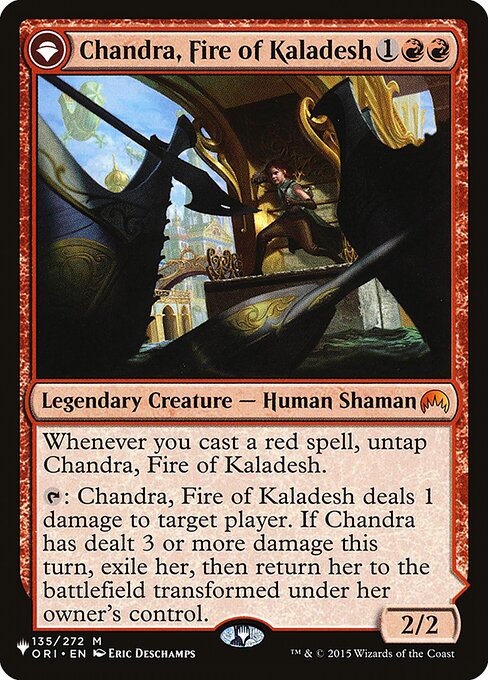 Chandra, Fire of Kaladesh // Chandra, Roaring Flame ORI-135
