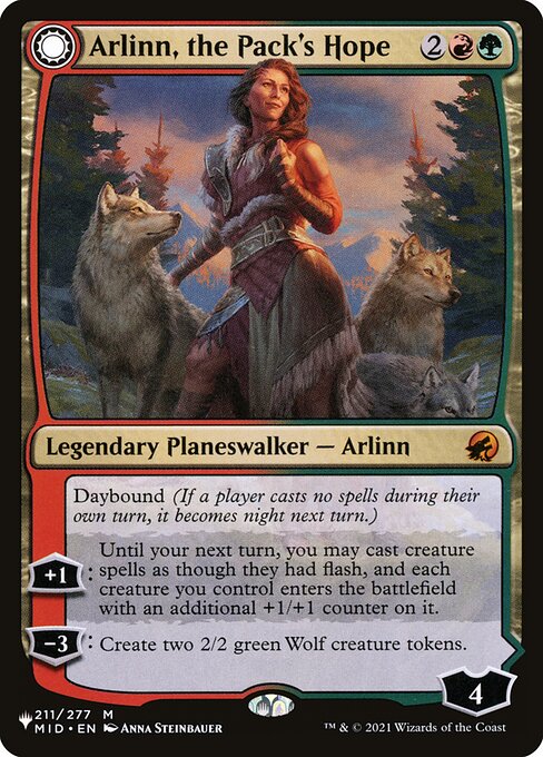 Arlinn, the Pack's Hope // Arlinn, the Moon's Fury MID-211