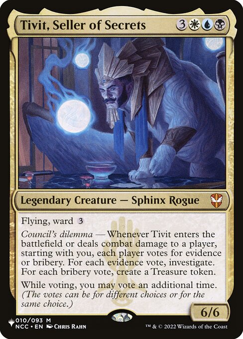 Tivit, Seller of Secrets NCC-10