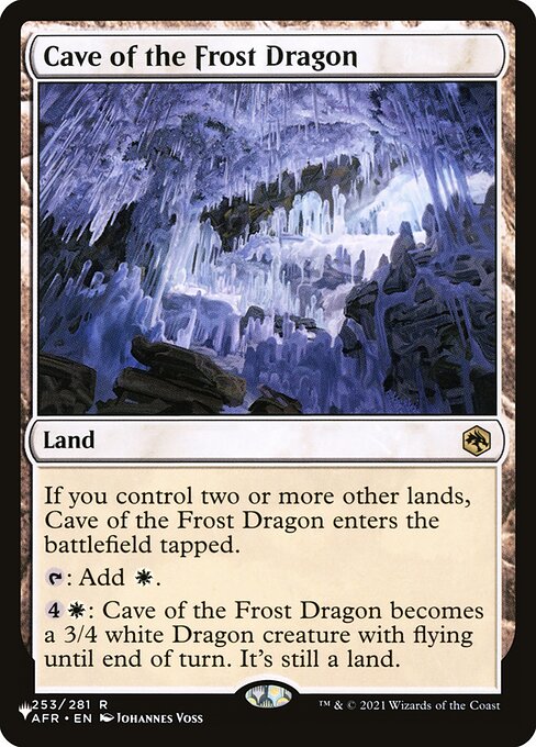 Cave of the Frost Dragon AFR-253