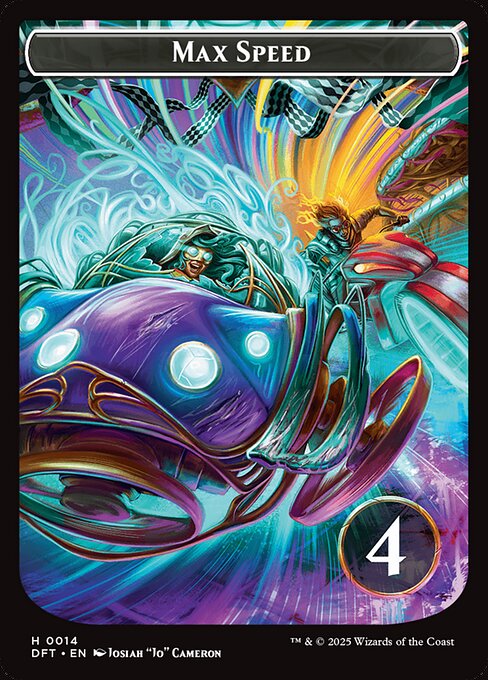 Start Your Engines! // Max Speed TDFT-14, back face