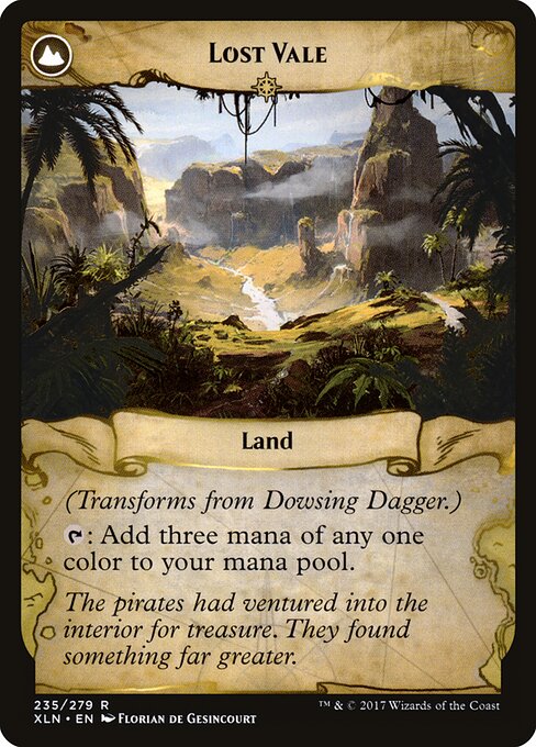 Dowsing Dagger // Lost Vale XLN-235, back face