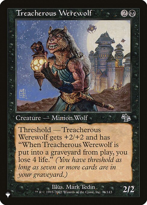 Treacherous Werewolf JUD-76