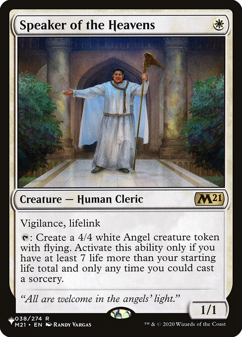 Speaker of the Heavens M21-38
