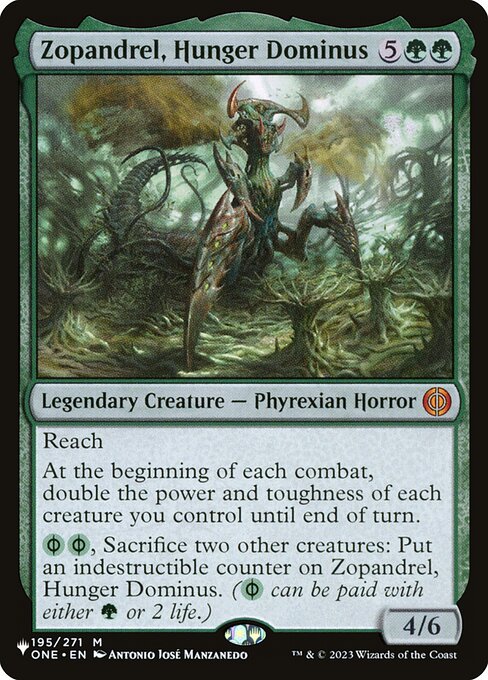 Zopandrel, Hunger Dominus ONE-195