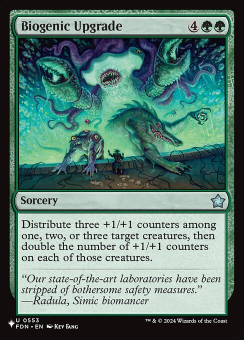 Biogenic Upgrade FDN-553