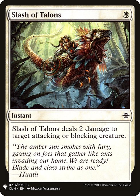Slash of Talons XLN-38