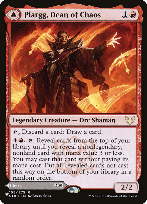 Plargg, Dean of Chaos // Augusta, Dean of Order STX-155