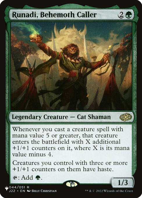 Runadi, Behemoth Caller J22-44