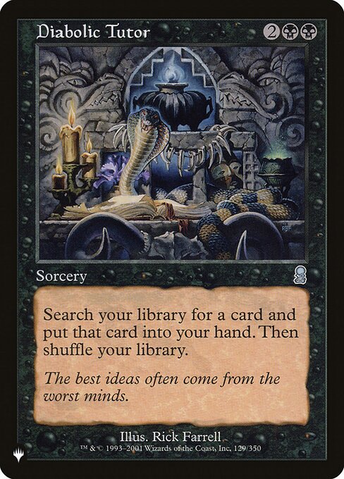 Diabolic Tutor ODY-129
