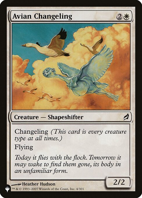 Avian Changeling LRW-4