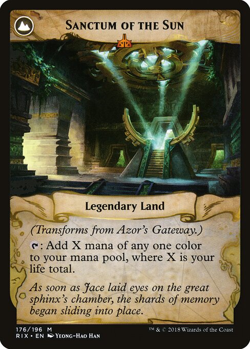 Azor's Gateway // Sanctum of the Sun RIX-176, back face