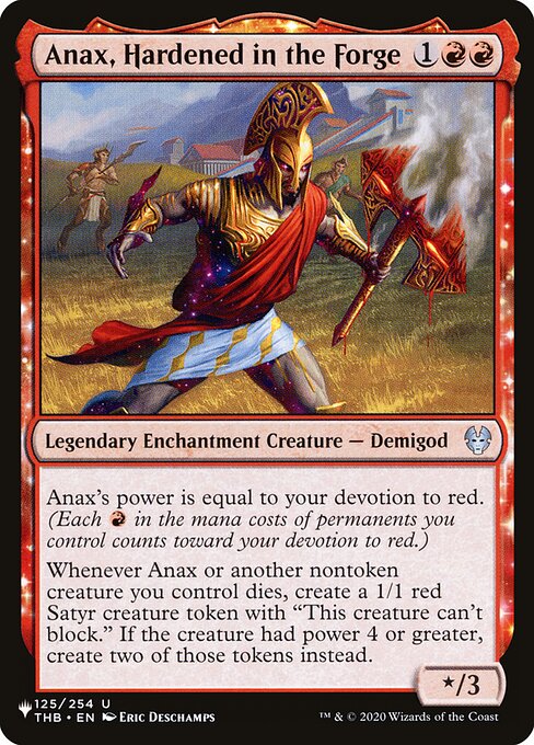 Anax, Hardened in the Forge THB-125