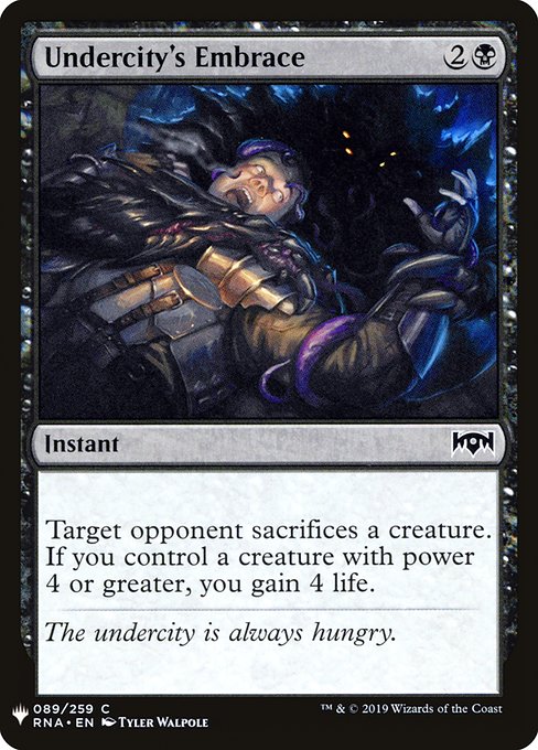Undercity's Embrace RNA-89