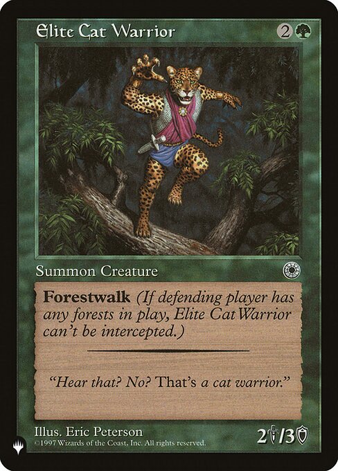 Elite Cat Warrior POR-163