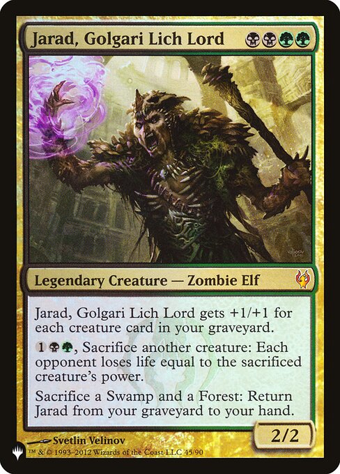 Jarad, Golgari Lich Lord DDJ-45