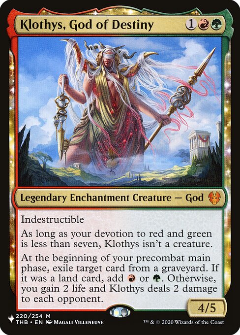 Klothys, God of Destiny THB-220