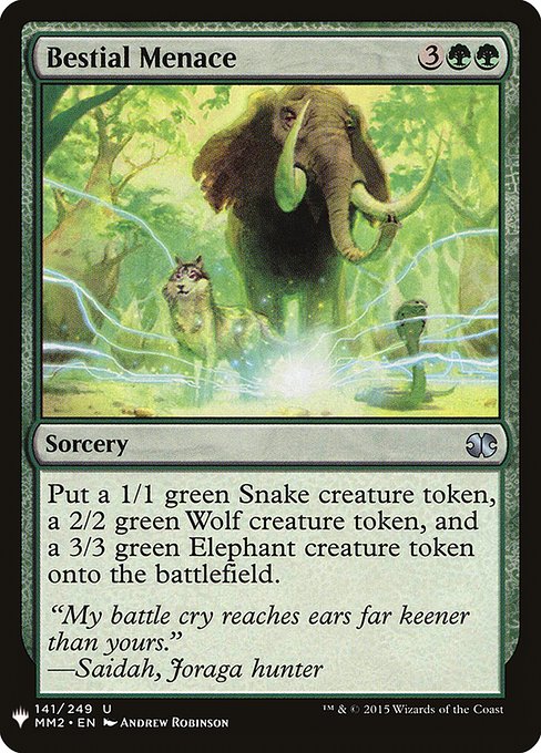 Bestial Menace MM2-141