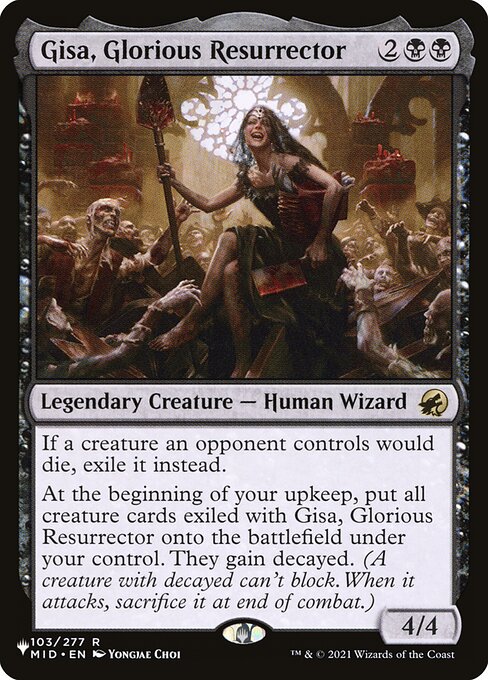 Gisa, Glorious Resurrector MID-103