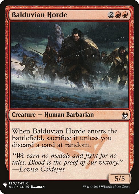 Balduvian Horde A25-120