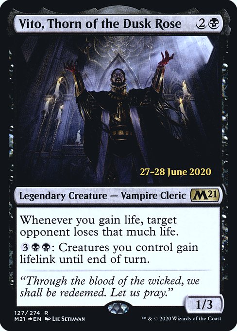 Vito, Thorn of the Dusk Rose 127s