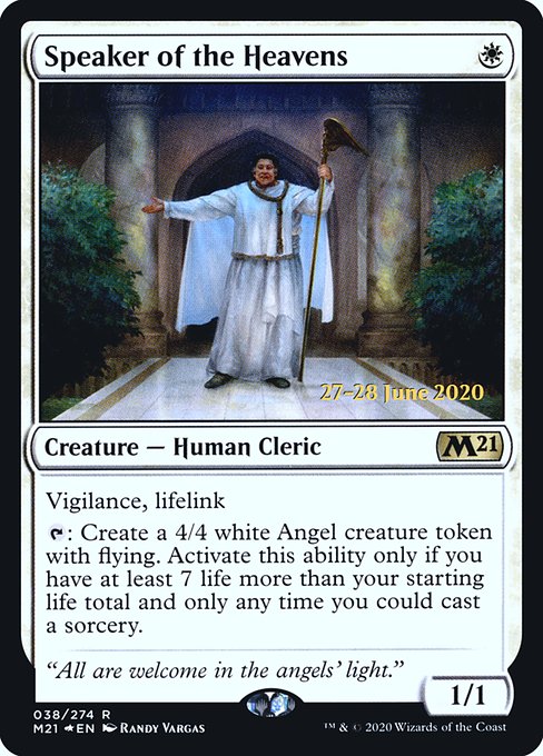 Speaker of the Heavens 38s