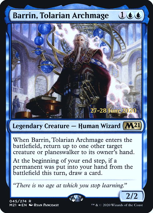 Barrin, Tolarian Archmage 45s