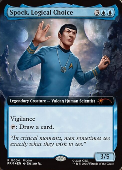Spock, Logical Choice 2026-23