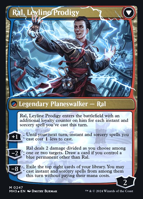 Ral, Monsoon Mage // Ral, Leyline Prodigy 247s, back face