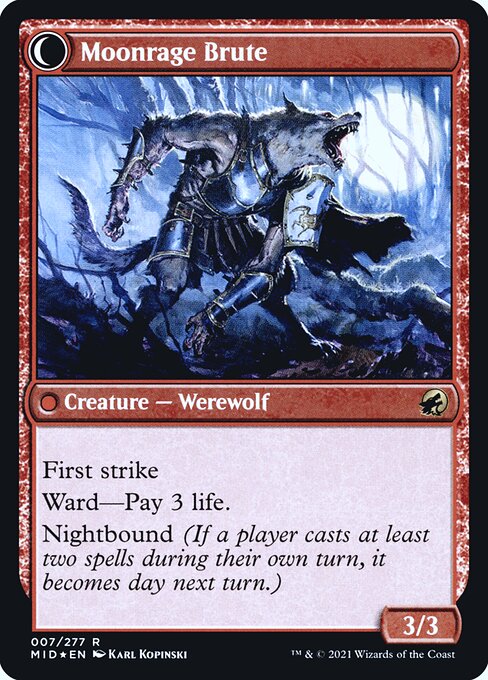 Brutal Cathar // Moonrage Brute 7s, back face