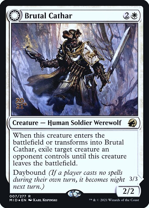 Brutal Cathar // Moonrage Brute 7s
