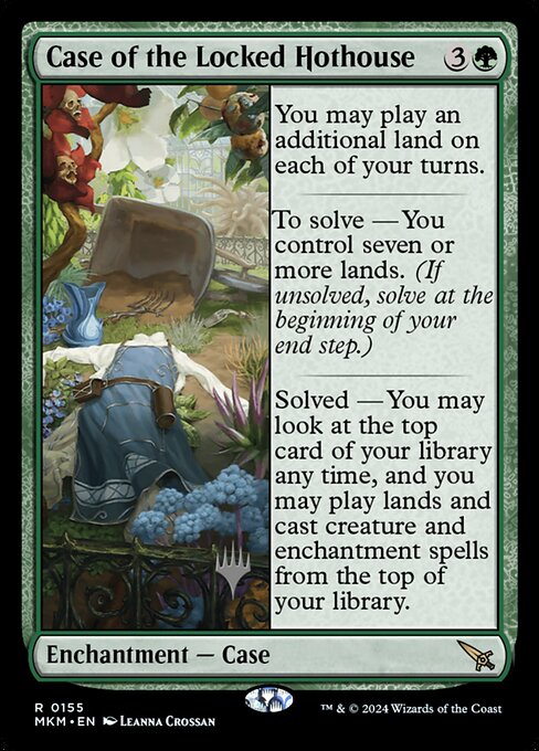 Case of the Locked Hothouse 155p