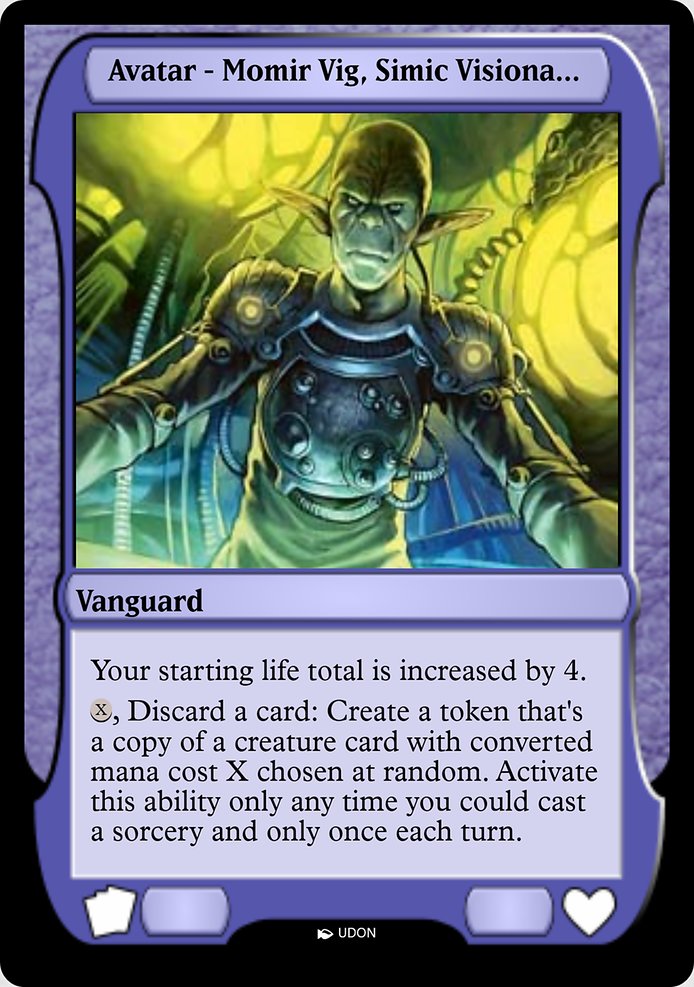 Momir Vig, Simic Visionary Avatar 61a