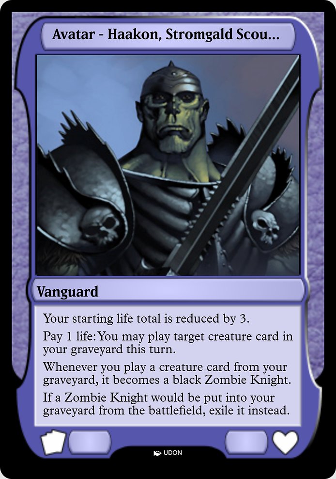 Haakon, Stromgald Scourge Avatar 62