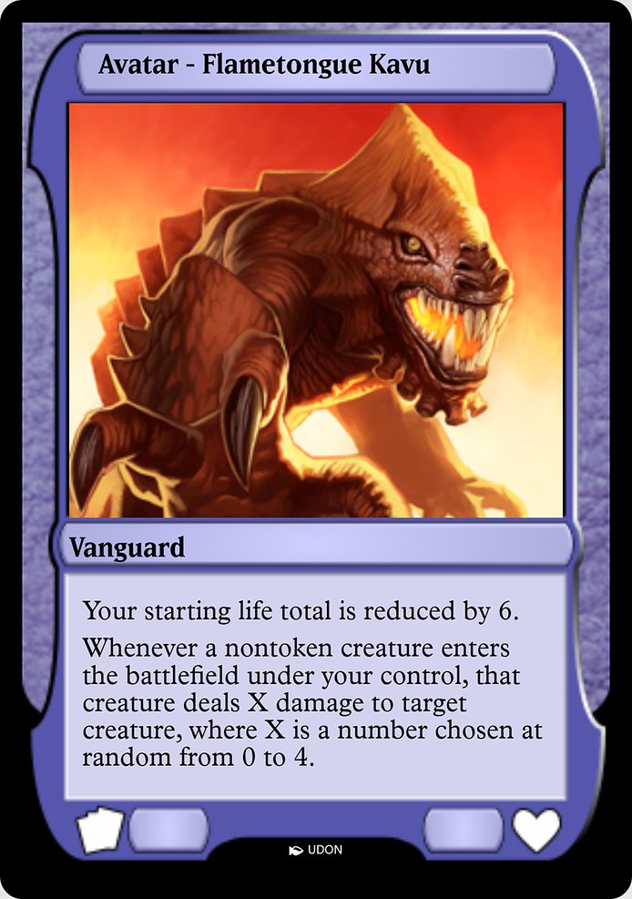 Flametongue Kavu Avatar 14