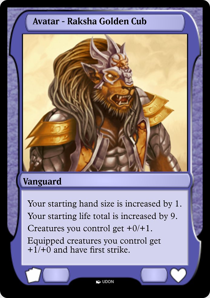 Raksha Golden Cub Avatar 43